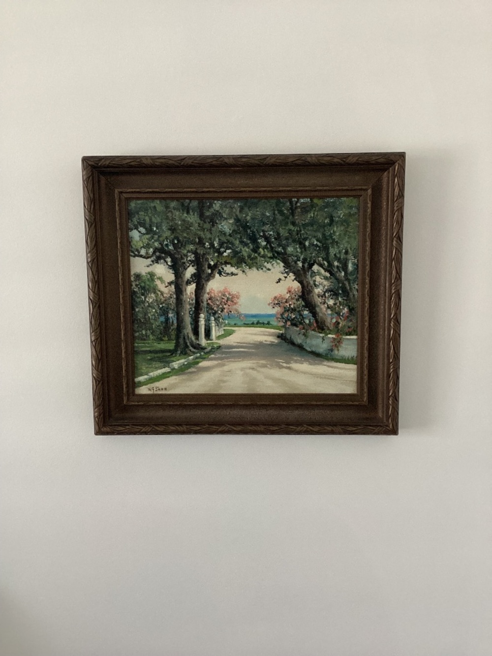 Warren Francis Snow original oil painting